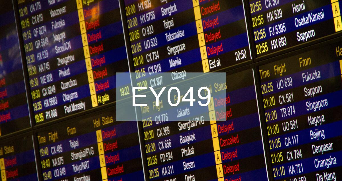 Reclamación Vuelo EY049