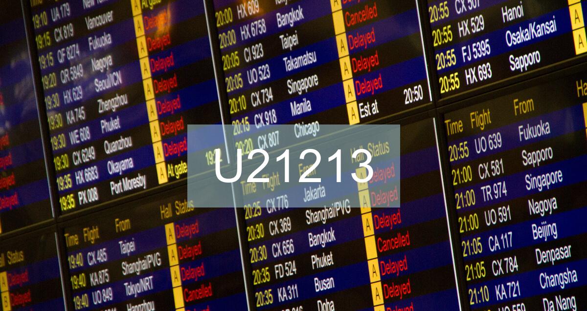 Reclamación Vuelo U21213