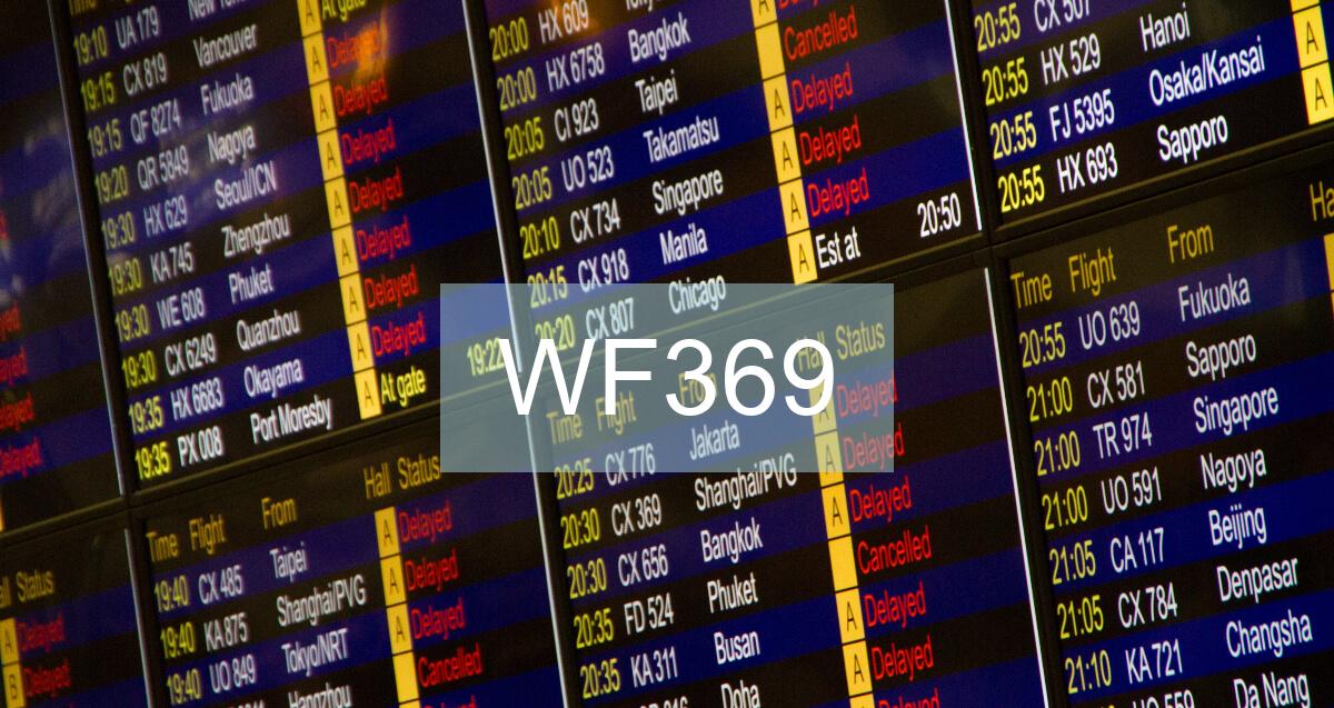 Reclamación Vuelo WF369