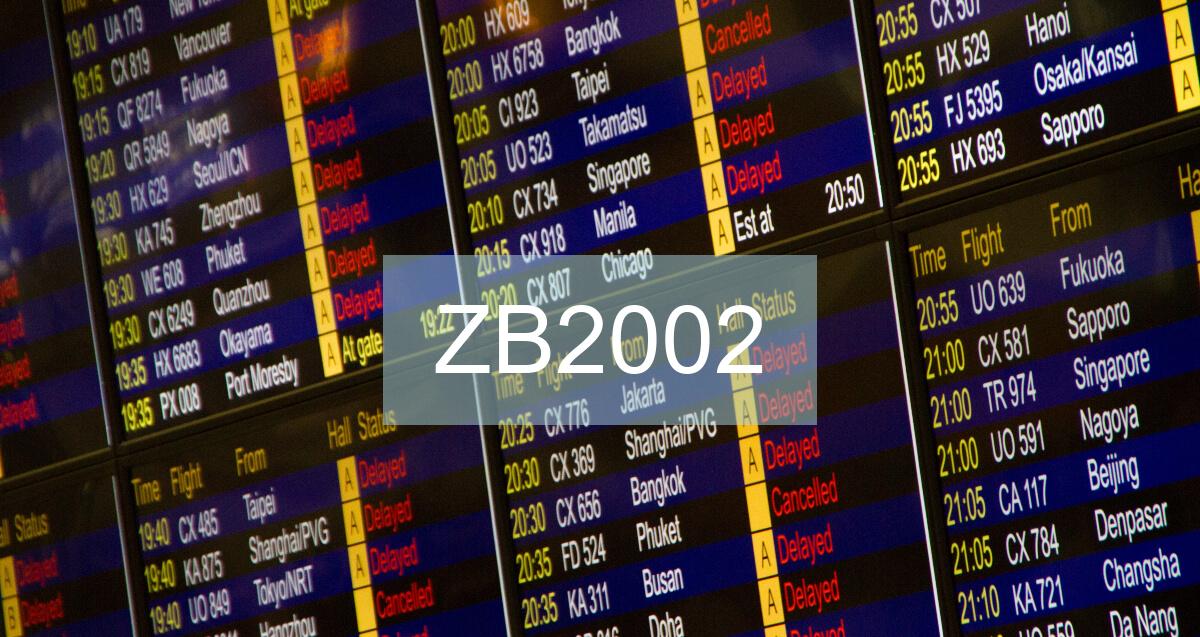 Reclamación Vuelo ZB2002